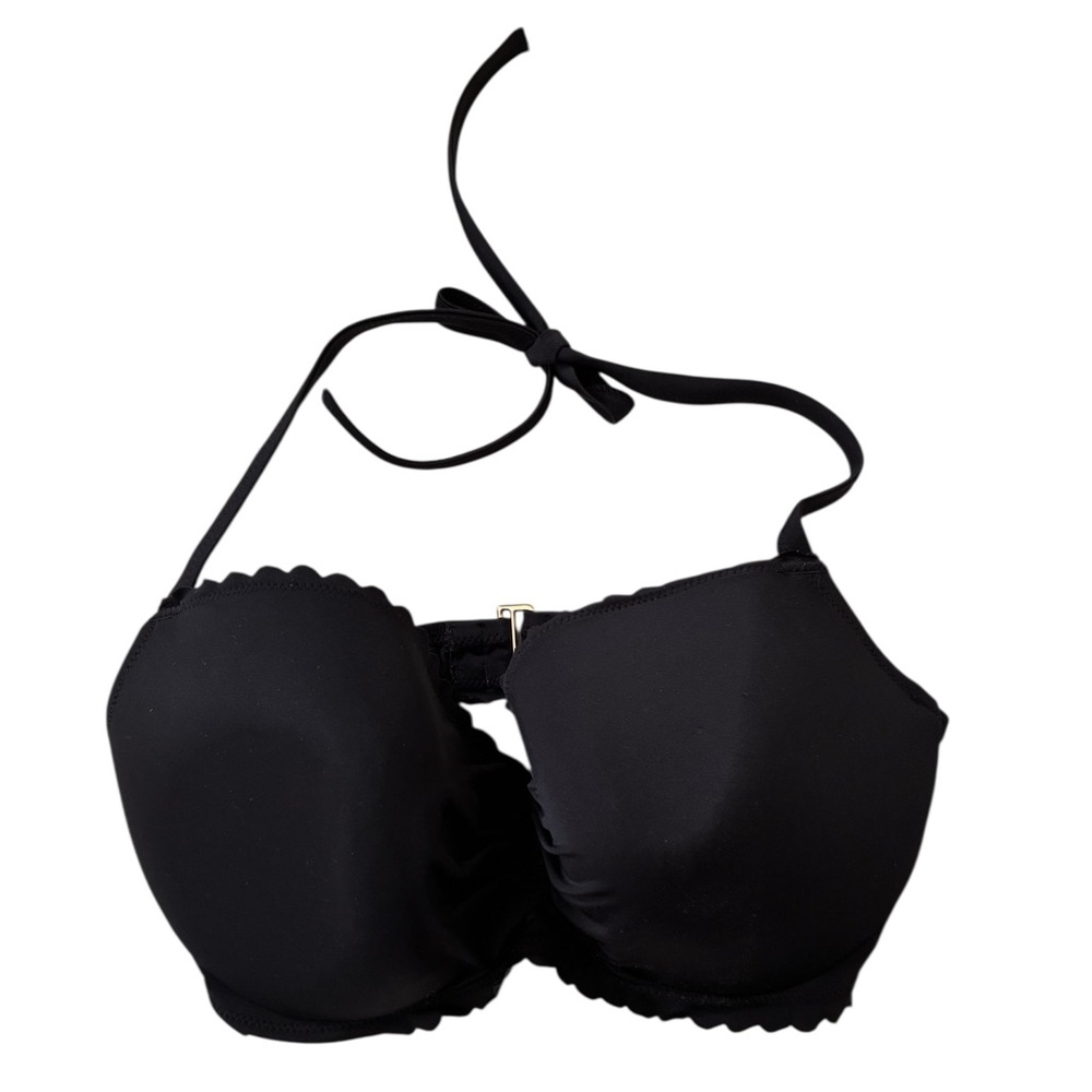 Victoria’s Secret | Black halter style padded bikini top